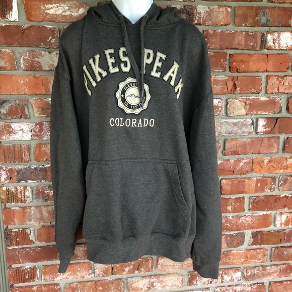 Tops - Pikes Peak gray hooded sweatshirt size 2 XL